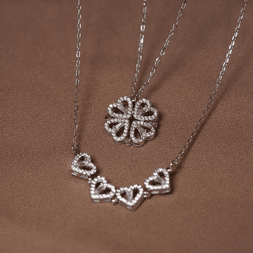 Loxi Clover Heart Necklace